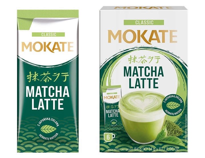 Matcha Latte Classic MOKATE Napój Zielona Herbata