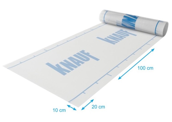 Elastyczna siatka z włókna szklanego Knauf 50 m² 165 g/m²