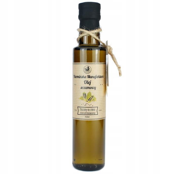 Olej sezamowy nierafinowany Warmińska Manufaktura