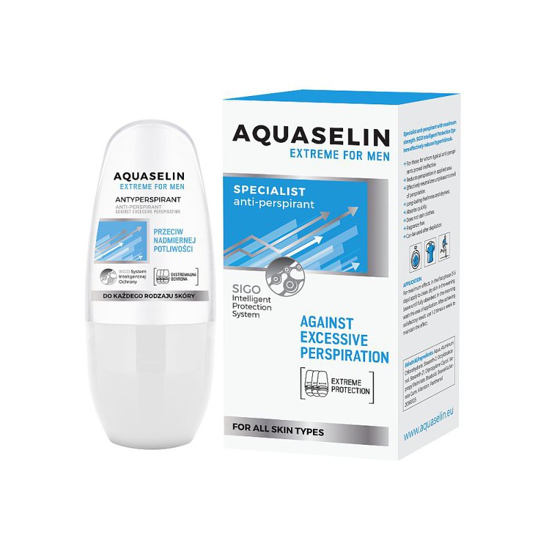 Antyperspirant roll-on Aquaselin Extreme dla mężczyzn