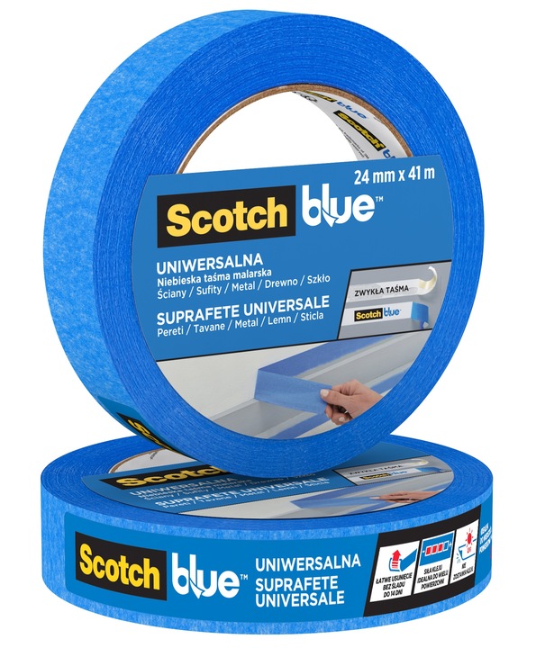 Scotch blue uniwersalna taśma malarska