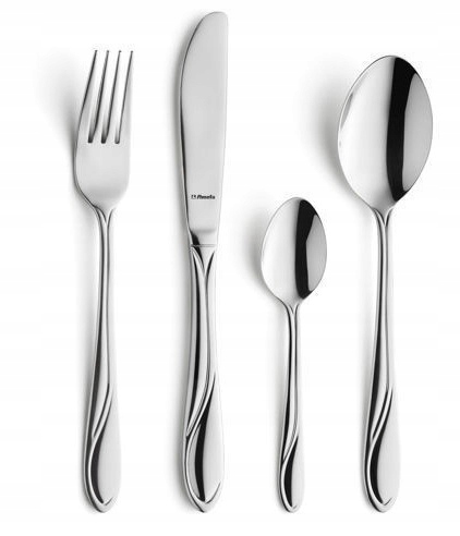 Komplet sztućców Amefa Whisper stal nierdzewna 18 0 bez niklu 60 el.