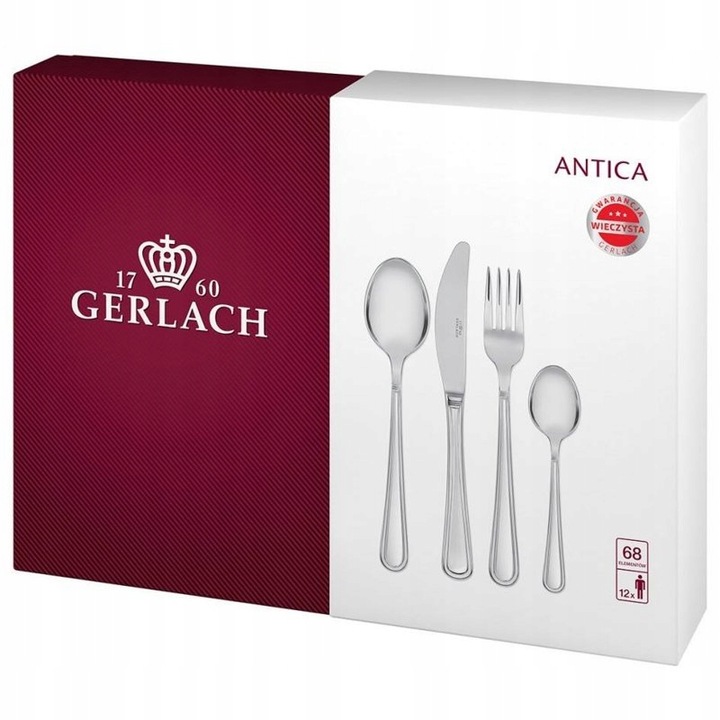 Komplet sztućców Gerlach Antica 68 el.