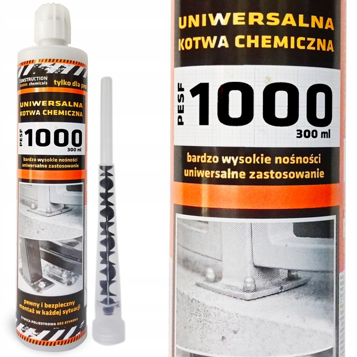Kotwa chemiczna poliestrowa BEZ STYRENU PESF1000
