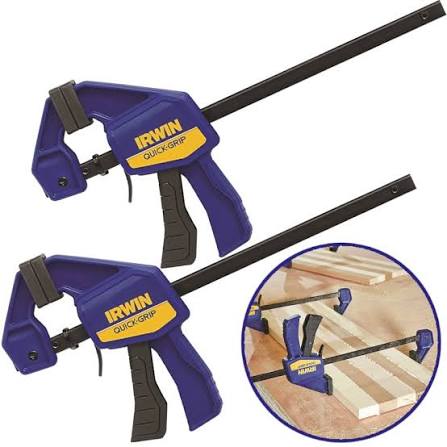 IRWIN QUICK-GRIP ściski stolarskie szybkozaciskowe 150 mm 2 szt
