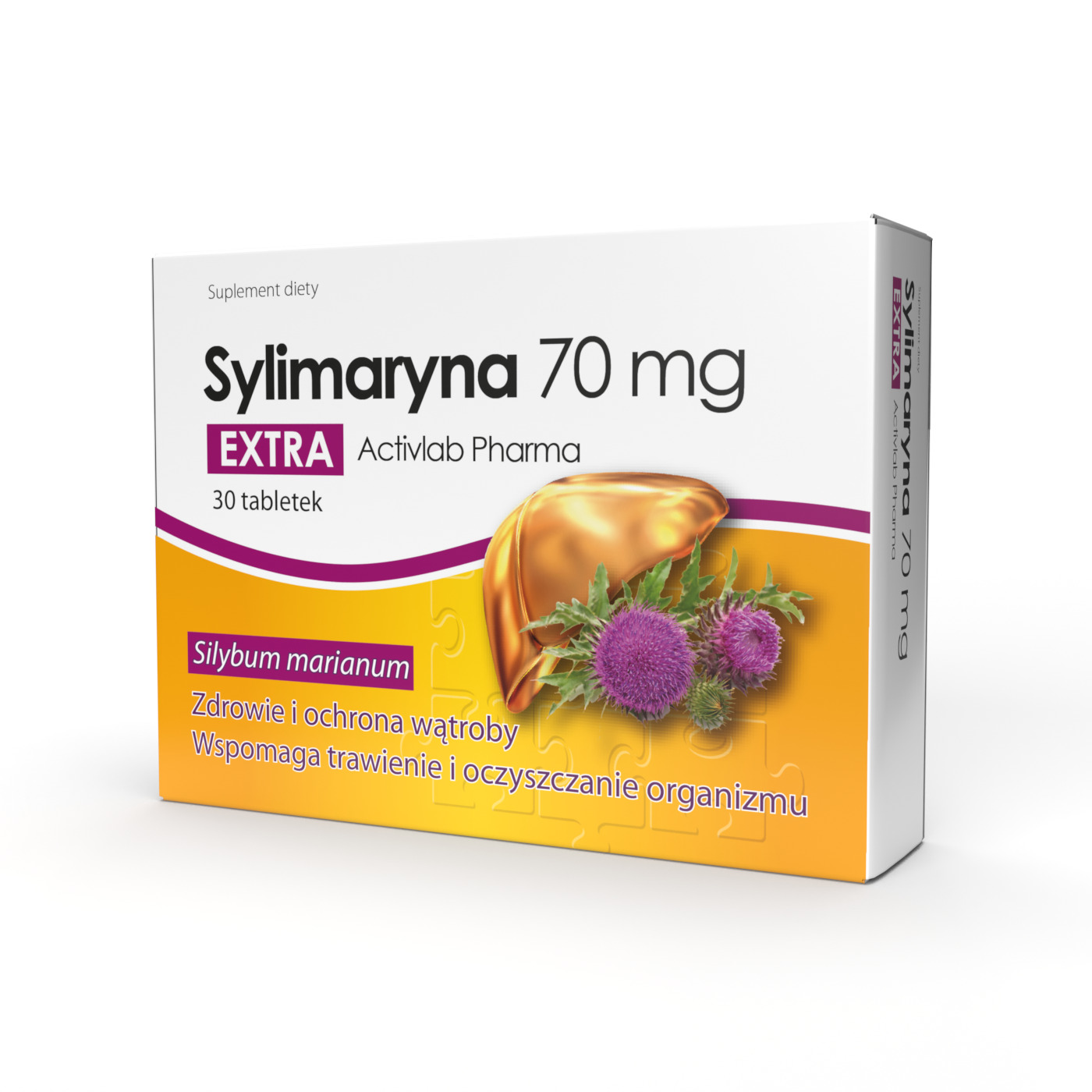 Sylimaryna Extra 70mg Wsparcie Wątroby&nbsp; i Trawiena