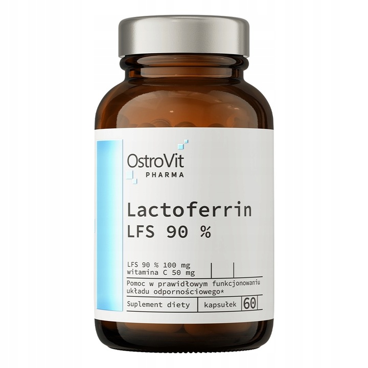 OstroVit Laktoferyna LFS 90 % 100 mg INULINA Witamina C